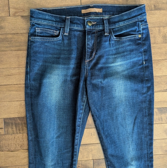 JOE'S Jeans Slim Straight Midrise The Skinny Dark Denim - Picture 4 of 8